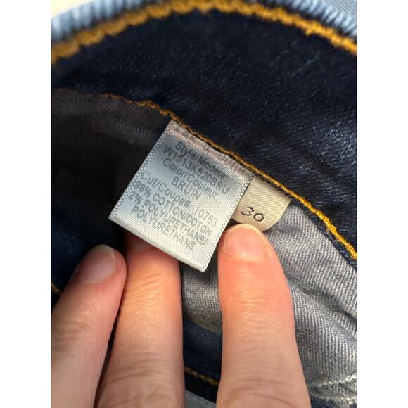 Rag & Bone Dark Blue High Rise Skinny Jeans 30 Pre-owned - Picture 6 of 12